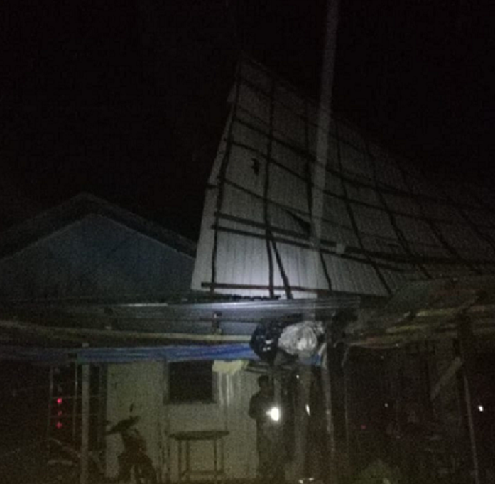 Kejadian Bencana Angin Puting Beliung di Desa Panjaratan